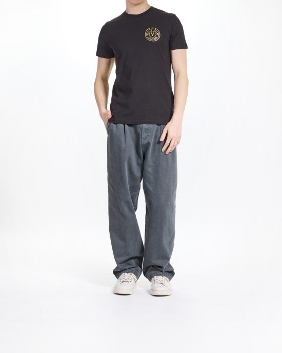 25SS 베르사체 반팔 티셔츠 78GAHT00 CJ00T G89 NERO ORO - VERSACE