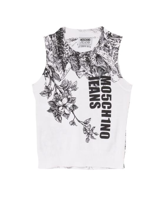 25SS 모스키노 스웨터 251K10881 3200 1002 BIANCO MULTI