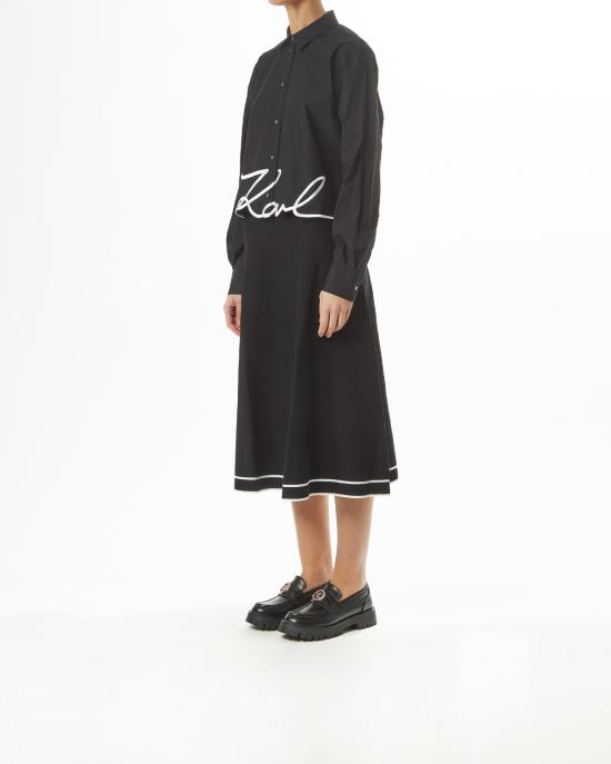 26SS 칼라거펠트 셔츠 226W1605 999 black NERO - KARL LAGERFELD