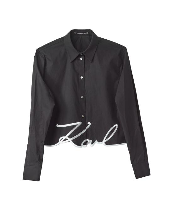 26SS 칼라거펠트 셔츠 226W1605 999 black NERO