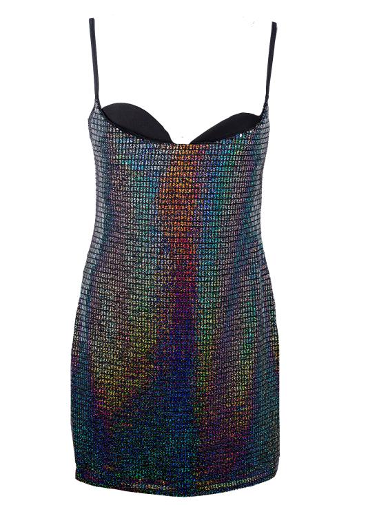  키아라 페라그니 숏 원피스 73CBO904 J0038 899 black ARGENTO