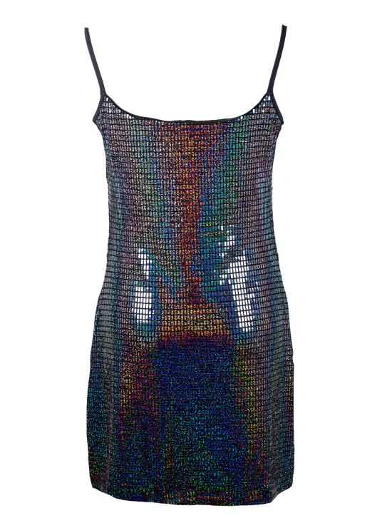  키아라 페라그니 숏 원피스 73CBO904 J0038 899 black ARGENTO - CHIARA FERRAGNI