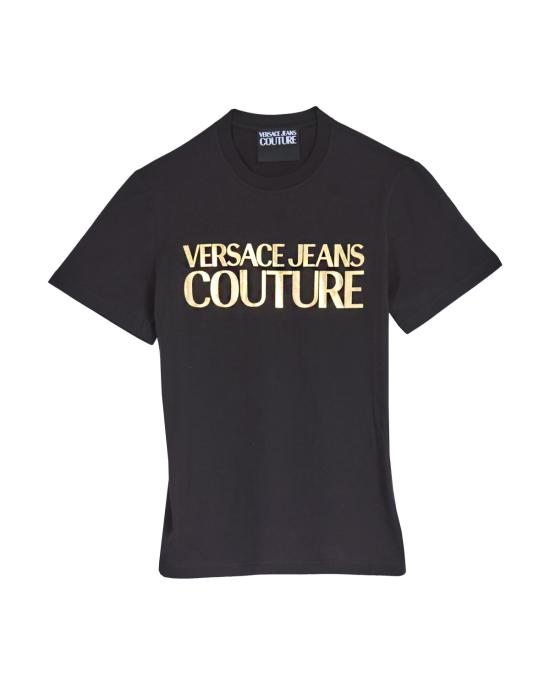 25SS 베르사체 반팔 티셔츠 78GAHT05 CJ00T G89 NERO ORO