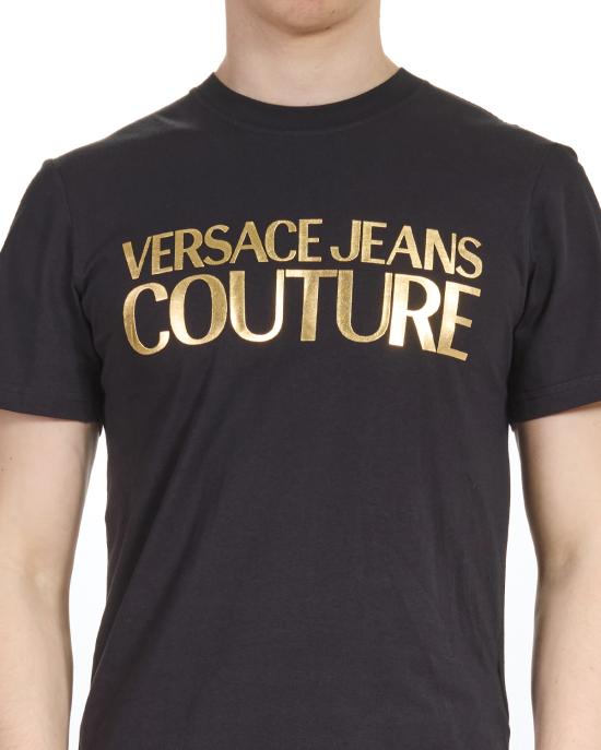 25SS 베르사체 반팔 티셔츠 78GAHT05 CJ00T G89 NERO ORO - VERSACE