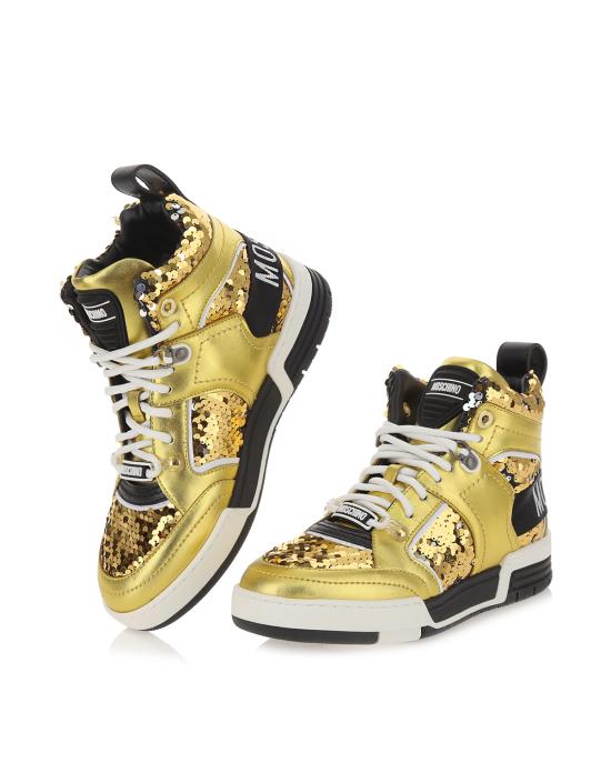 모스키노 스니커즈 MA15604G1I M96 ORO - MOSCHINO