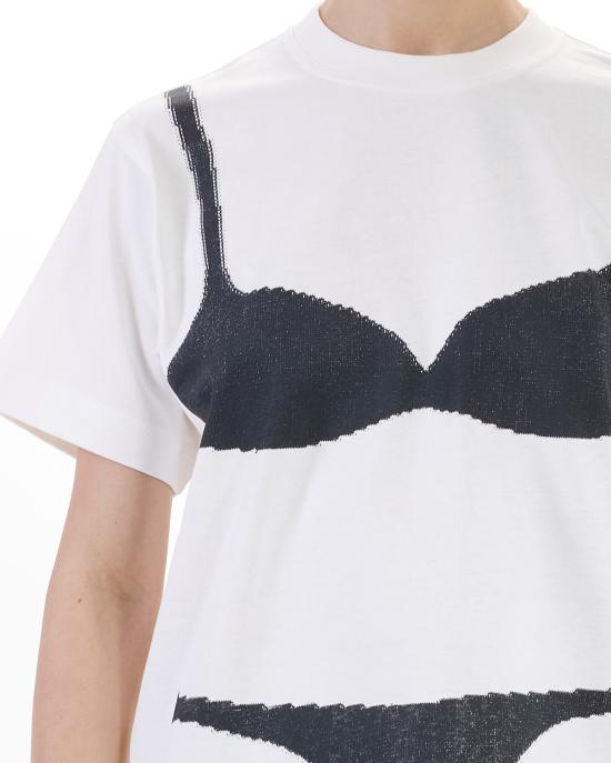 25SS 마크제이콥스 반팔 티셔츠 2S5RTP050C21 100 white BIANCO NERO - MARC JACOBS