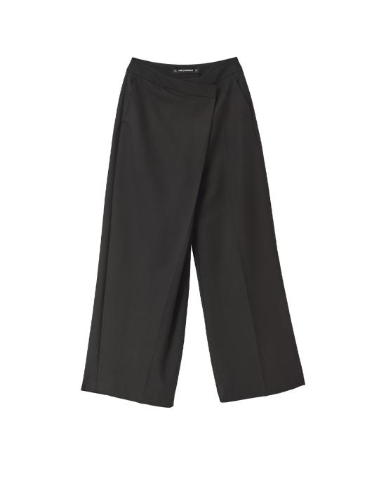 25SS 칼라거펠트 스트레이트 팬츠 A1W10135 999 NERO