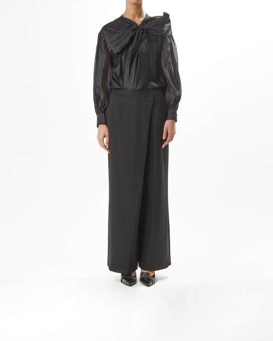 25SS 칼라거펠트 스트레이트 팬츠 A1W10135 999 NERO - KARL LAGERFELD