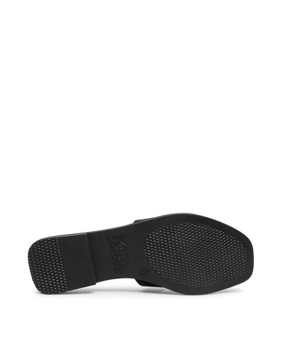  칼라거펠트 뮬/슬리퍼 KL80405 00X black Leather Mono NERO - KARL LAGERFELD