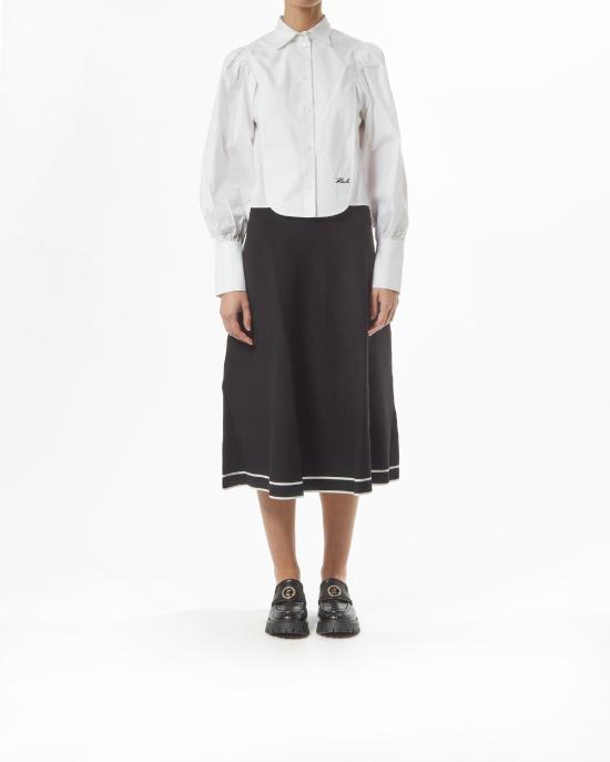 25SS 칼라거펠트 블라우스 A1W11016 100 white BIANCO - KARL LAGERFELD