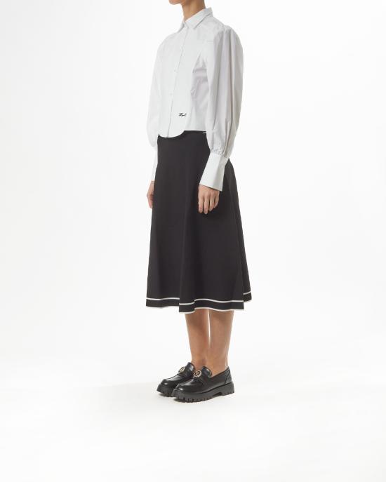 25SS 칼라거펠트 블라우스 A1W11016 100 white BIANCO - KARL LAGERFELD