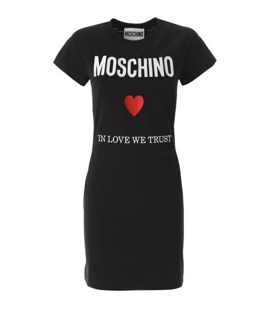  모스키노 숏 원피스 0450 0541 2555 NERO - MOSCHINO