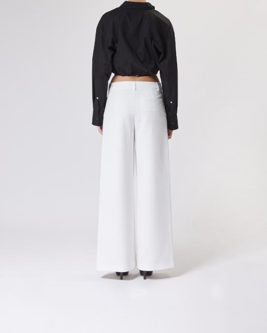 25SS 모스키노 수트 팬츠 251K10339 3225 0002 BIANCO - MOSCHINO