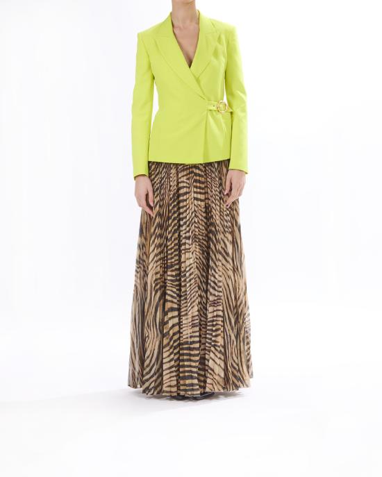 25SS 저스트까발리 수트 자켓 78PAQ705 N0450 165 Sulphur Spring VERDE ACIDO - JUST CAVALLI