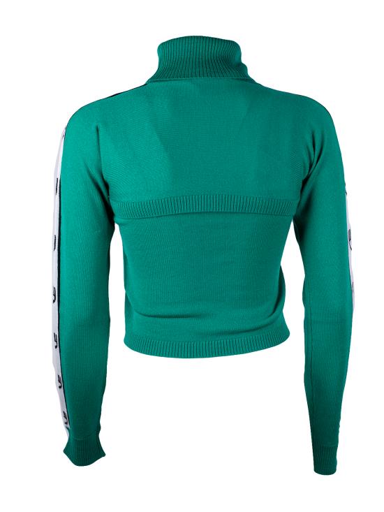  키아라 페라그니 터틀넥 73CBFM04 CMH10 103 pool green VERDE - CHIARA FERRAGNI