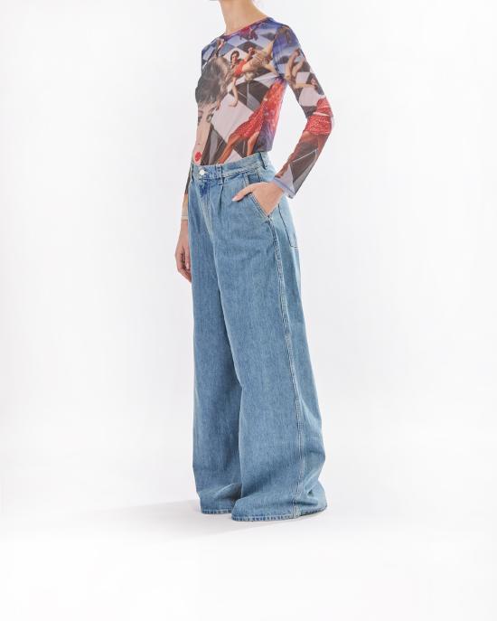  써네이 데님 숏팬츠 RTWXBOT013 8072 light washed denim JEANS - SUNNEI