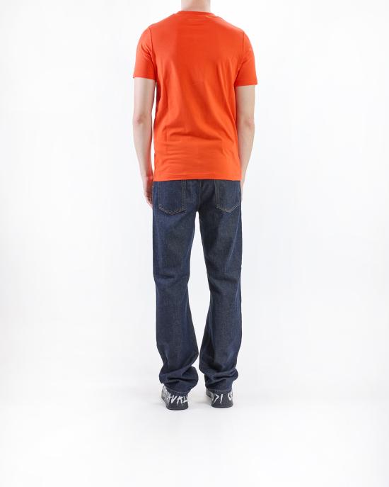 25SS 칼라거펠트 반팔 티셔츠 KM755710 552224 300 cayenne ARANCIONE - KARL LAGERFELD