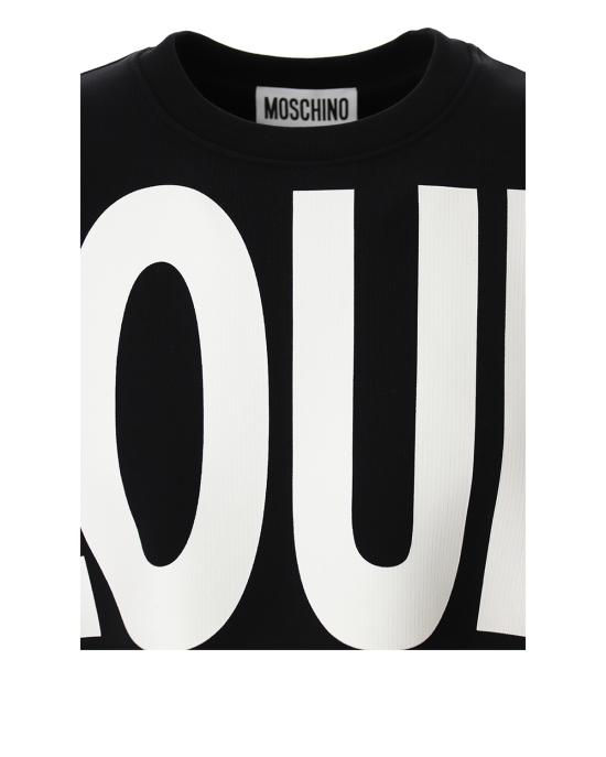  모스키노 긴팔 티셔츠 1703 2229 1555 NERO - MOSCHINO