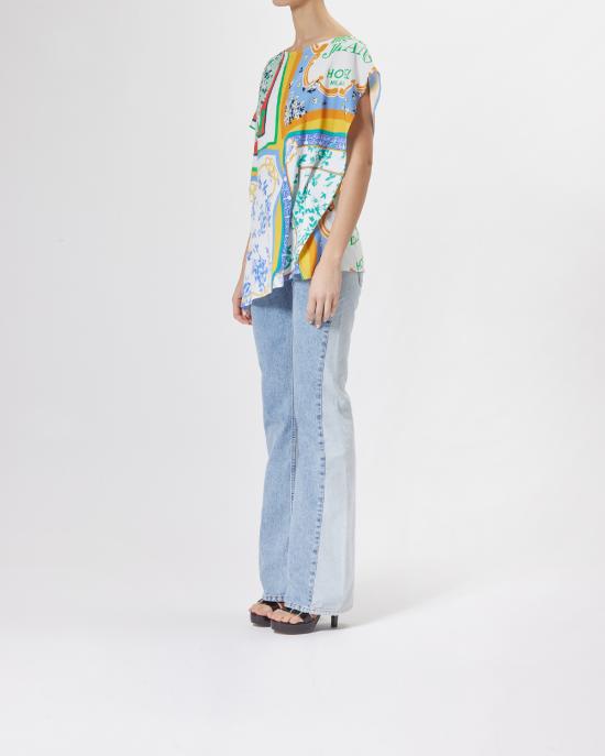 25SS 모스키노 민소매 티셔츠 0215 3735 1888 MULTICOLOR - MOSCHINO