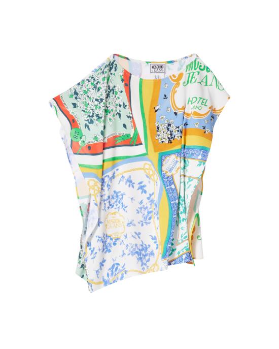 25SS 모스키노 민소매 티셔츠 0215 3735 1888 MULTICOLOR