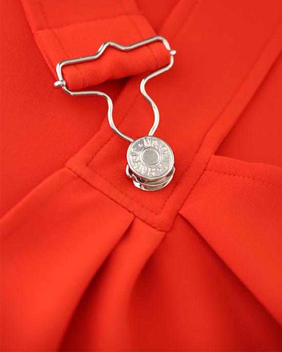  모스키노 롱 원피스 0449 3225 0115 ROSSO - MOSCHINO