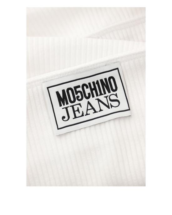  모스키노 민소매 티셔츠 0813 3759 0001 BIANCO - MOSCHINO