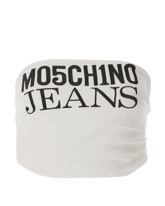  모스키노 민소매 티셔츠 0813 3759 0001 BIANCO