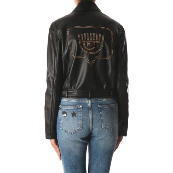  키아라 페라그니 가죽 자켓 73CBS408 CNV7D 899 black NERO - CHIARA FERRAGNI