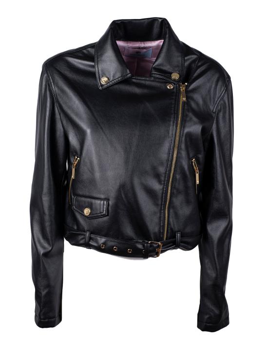  키아라 페라그니 가죽 자켓 73CBS408 CNV7D 899 black NERO