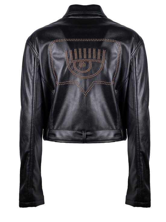  키아라 페라그니 가죽 자켓 73CBS408 CNV7D 899 black NERO - CHIARA FERRAGNI