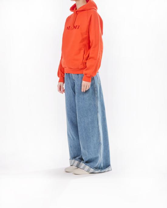 25SS 써네이 후드 티셔츠 RTWXJER031 7434 bright orange ARANCIONE - SUNNEI