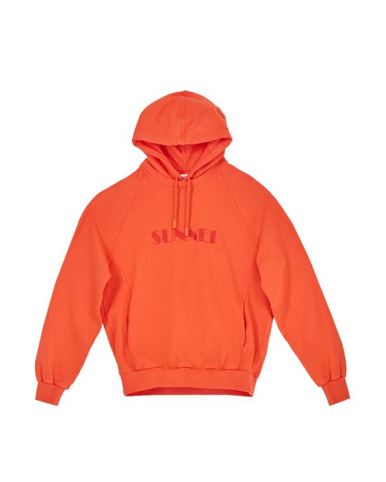 25SS 써네이 후드 티셔츠 RTWXJER031 7434 bright orange ARANCIONE