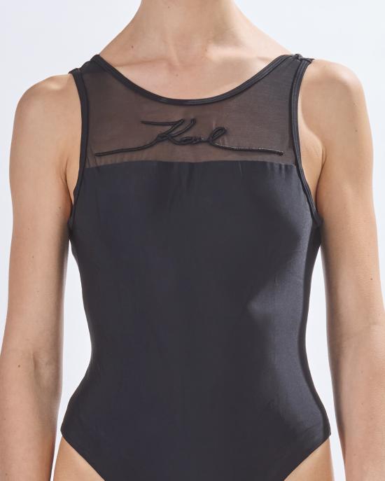 26SS 칼라거펠트 원피스 수영복 KHA2W46036 999 NERO - KARL LAGERFELD