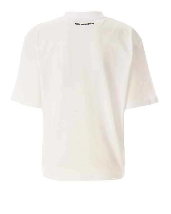  칼라거펠트 반팔 티셔츠 226W1703 100 white BIANCO - KARL LAGERFELD