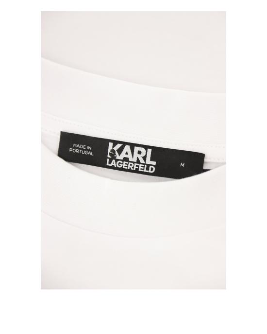  칼라거펠트 반팔 티셔츠 226W1703 100 white BIANCO - KARL LAGERFELD
