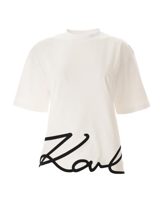  칼라거펠트 반팔 티셔츠 226W1703 100 white BIANCO