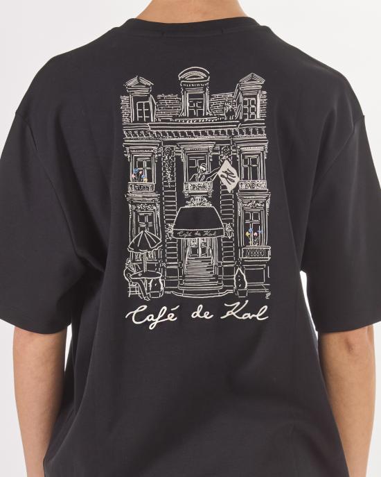 25SS 칼라거펠트 반팔 티셔츠 A2W17088 999 black NERO - KARL LAGERFELD