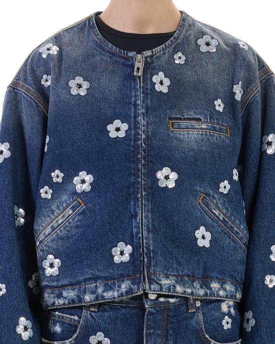 25SS 마크제이콥스 데님 자켓 2S5RJC050D08 488 vintage indigo BLU MULTI - MARC JACOBS