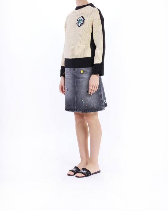 25SS 마크제이콥스 긴팔 티셔츠 2S5RTP002K25 004 black ivory NERO BIANCO - MARC JACOBS