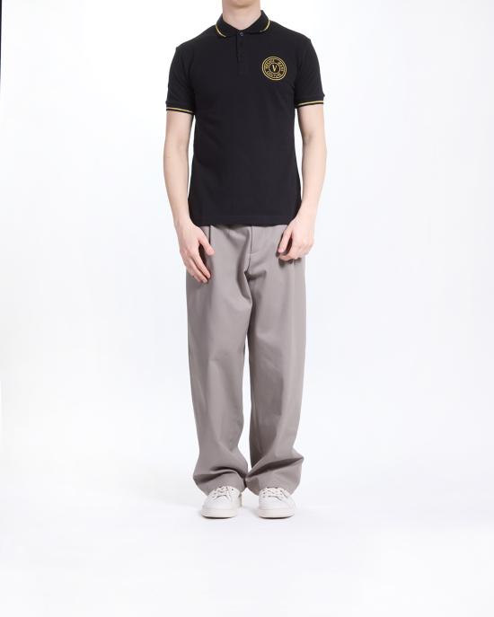 25SS 베르사체 폴로 티셔츠 78GAGT00 CJ01T G89 NERO ORO - VERSACE