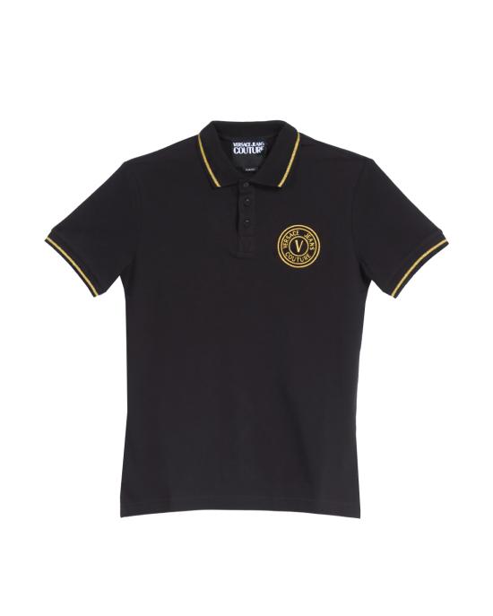 25SS 베르사체 폴로 티셔츠 78GAGT00 CJ01T G89 NERO ORO