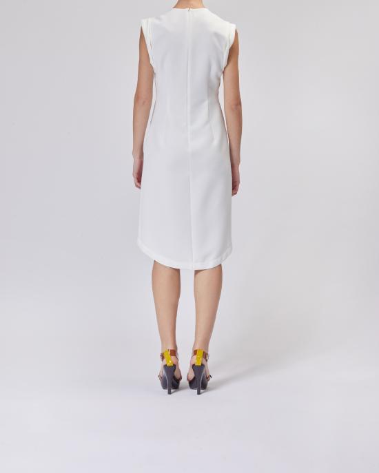 25SS 모스키노 미디 원피스 251K10446 3225 0002 BIANCO - MOSCHINO