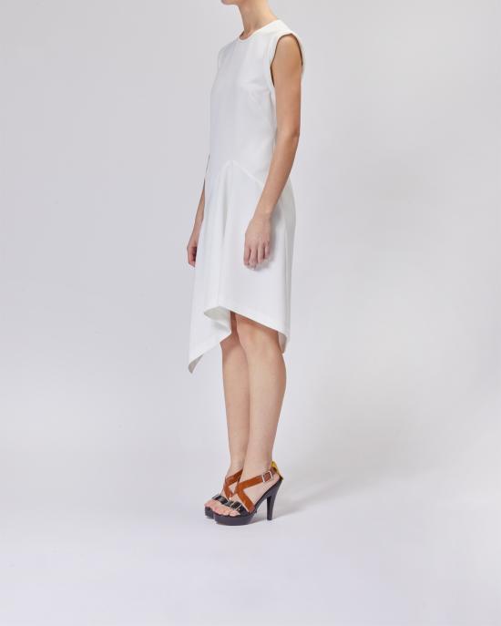 25SS 모스키노 미디 원피스 251K10446 3225 0002 BIANCO - MOSCHINO