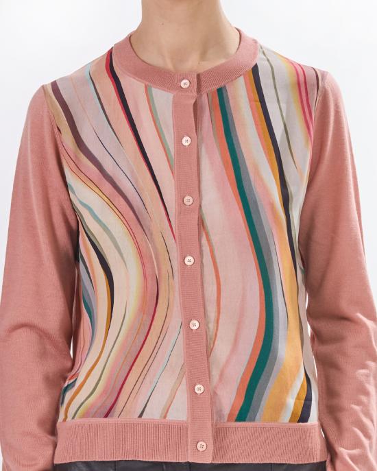 25SS PS 바이 폴스미스 가디건 W2R 800K P31262 21 ROSA MULTI - PS BY PAUL SMITH