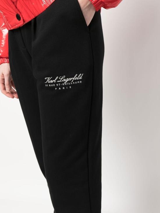 25FW 칼라거펠트 스트레이트 팬츠 235W1053 999 black NERO - KARL LAGERFELD