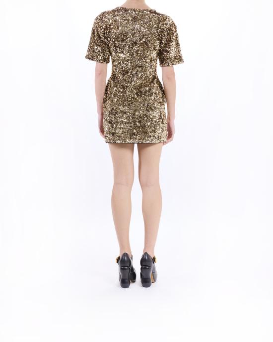 26SS 마크제이콥스 숏 원피스 2S5RDR001K14 710 gold ORO - MARC JACOBS