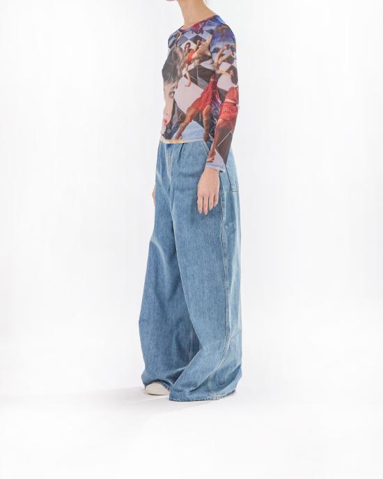 25SS 써네이 긴팔 티셔츠 RTWWTOP016 0023 yellow MULTICOLOR - SUNNEI