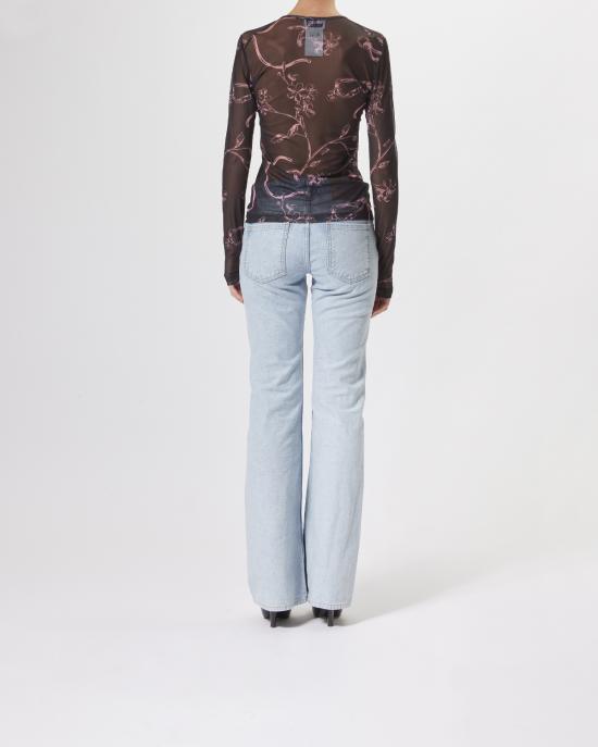 25SS 모스키노 긴팔 티셔츠 251K11215 3240 1555 NERO MULTI - MOSCHINO