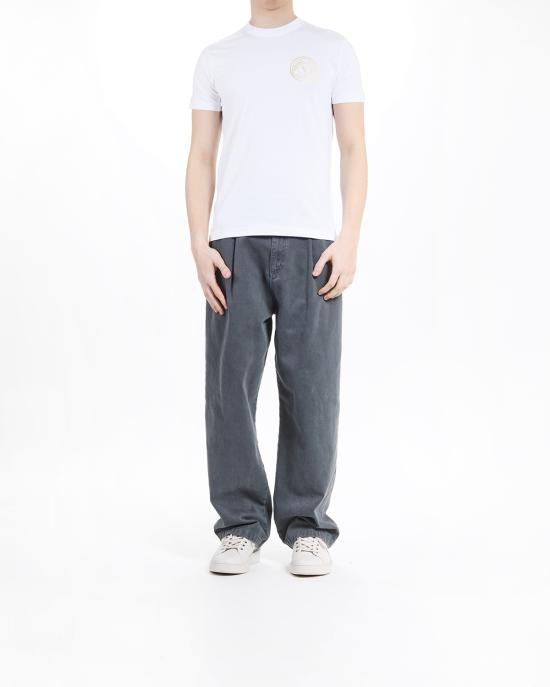 25SS 베르사체 반팔 티셔츠 78GAHT00 CJ00T G03 BIANCO ORO - VERSACE