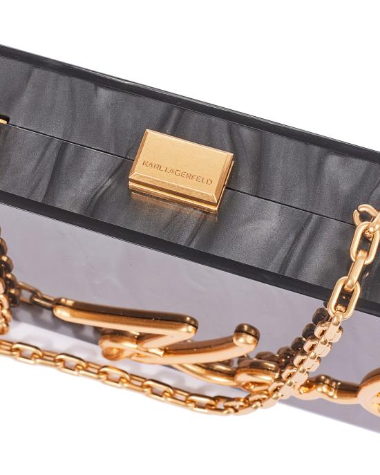 25SS 칼라거펠트 클러치/파우치 A1W30124 999 black NERO - KARL LAGERFELD